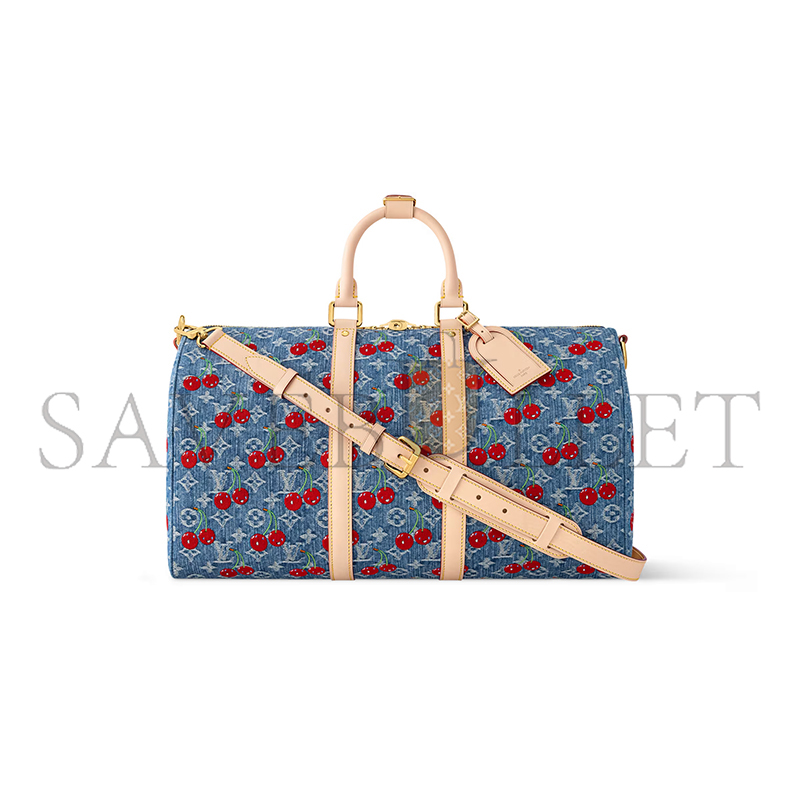 LOUIS VUITTON MURAKAMI LV X TM KEEPALL BANDOULIÈRE 45 M13875 (45*27*20cm)